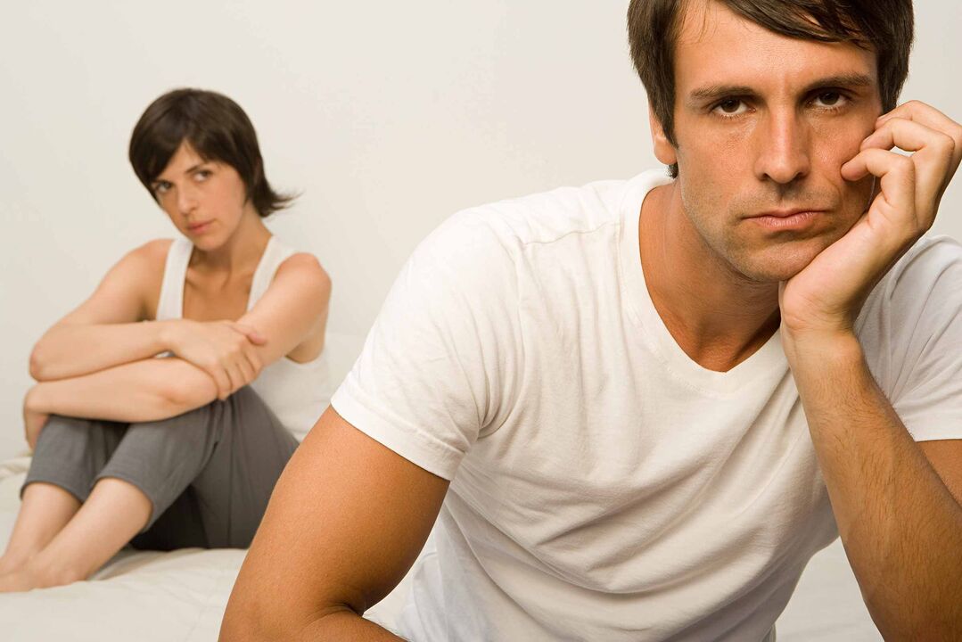 Negative factors cause the development of impotence in men